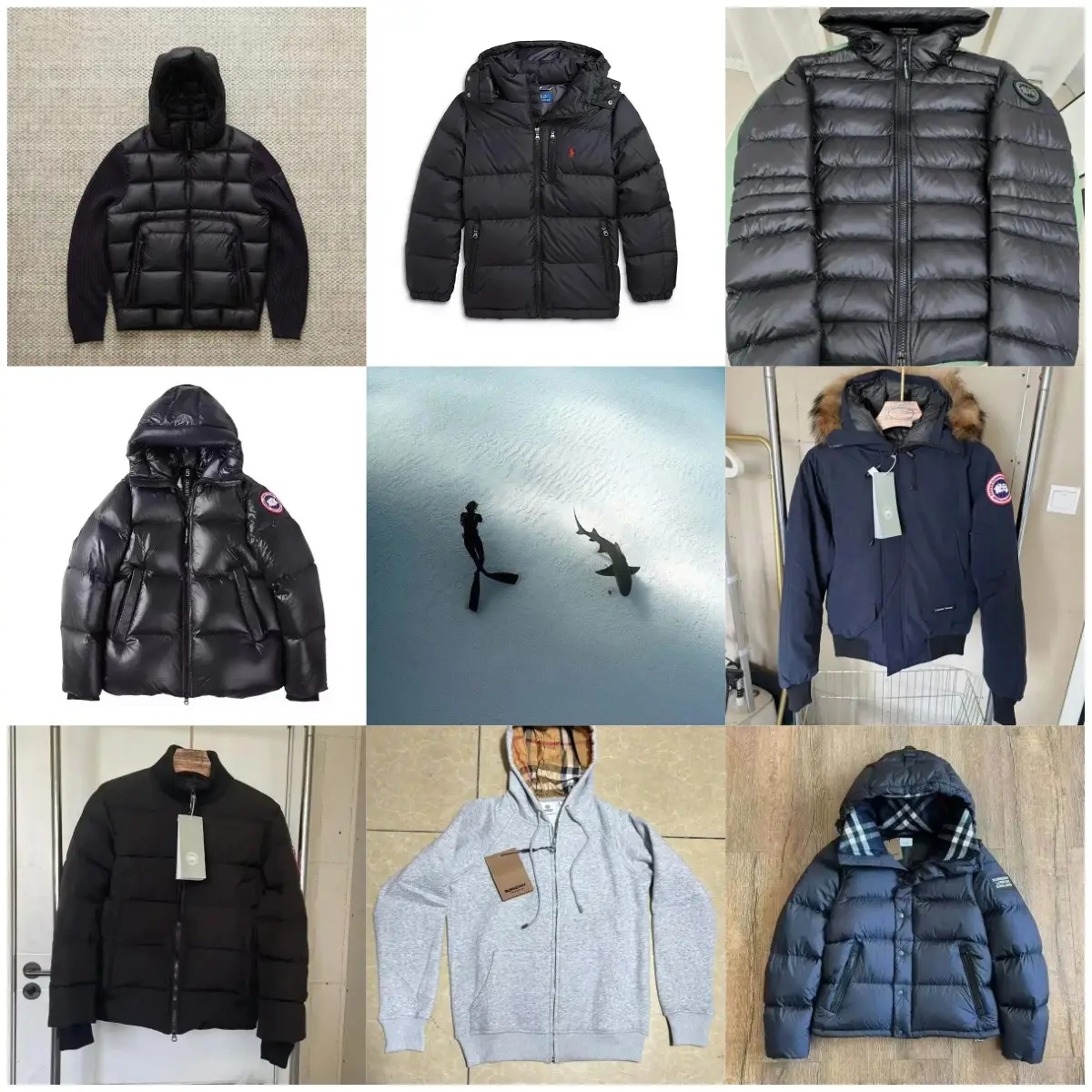 【 AA 】 C.P. R.B.C. Goose M-Mouth Winter Classic Warm Couple Down Jacket of the Highest Quality - Popular Style
