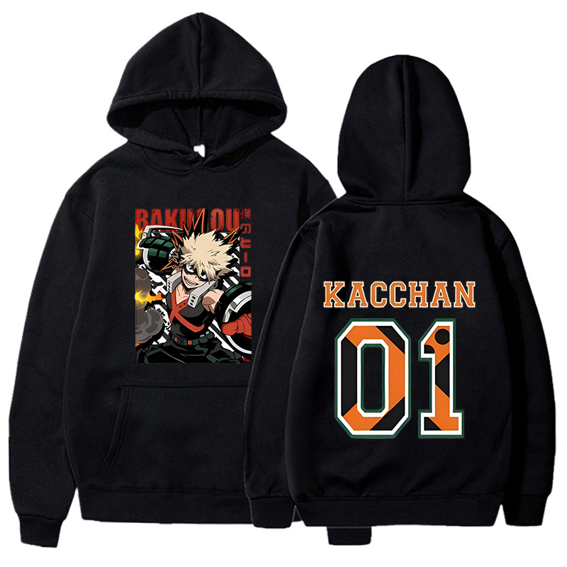 My Hero Academia Women Men Autumn Winter Swodies Anime Bakug