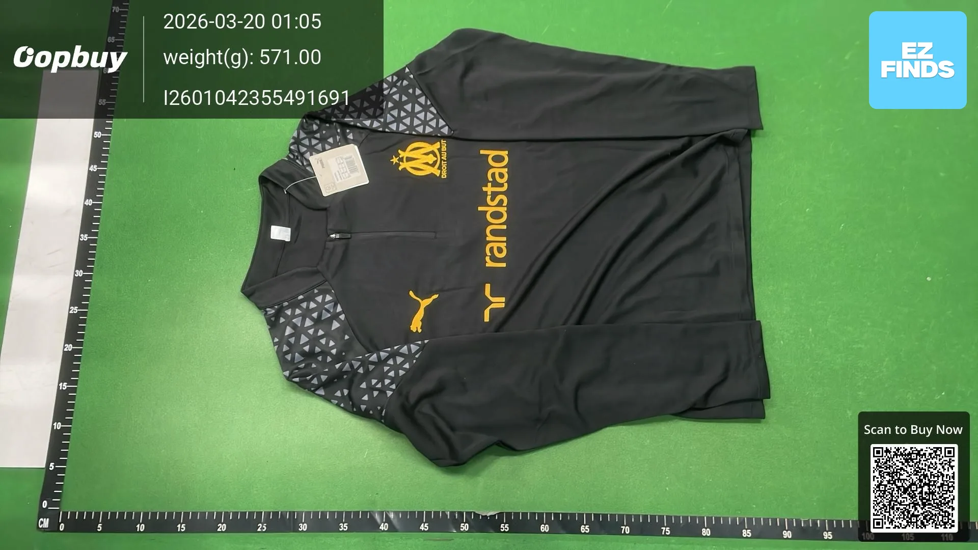 2425 Marseille Jersey Pre-Match Warm-Up Uniform Adult and Children's Football Uniform Half-Zip Long-Sleeved Training Uniform Set QC