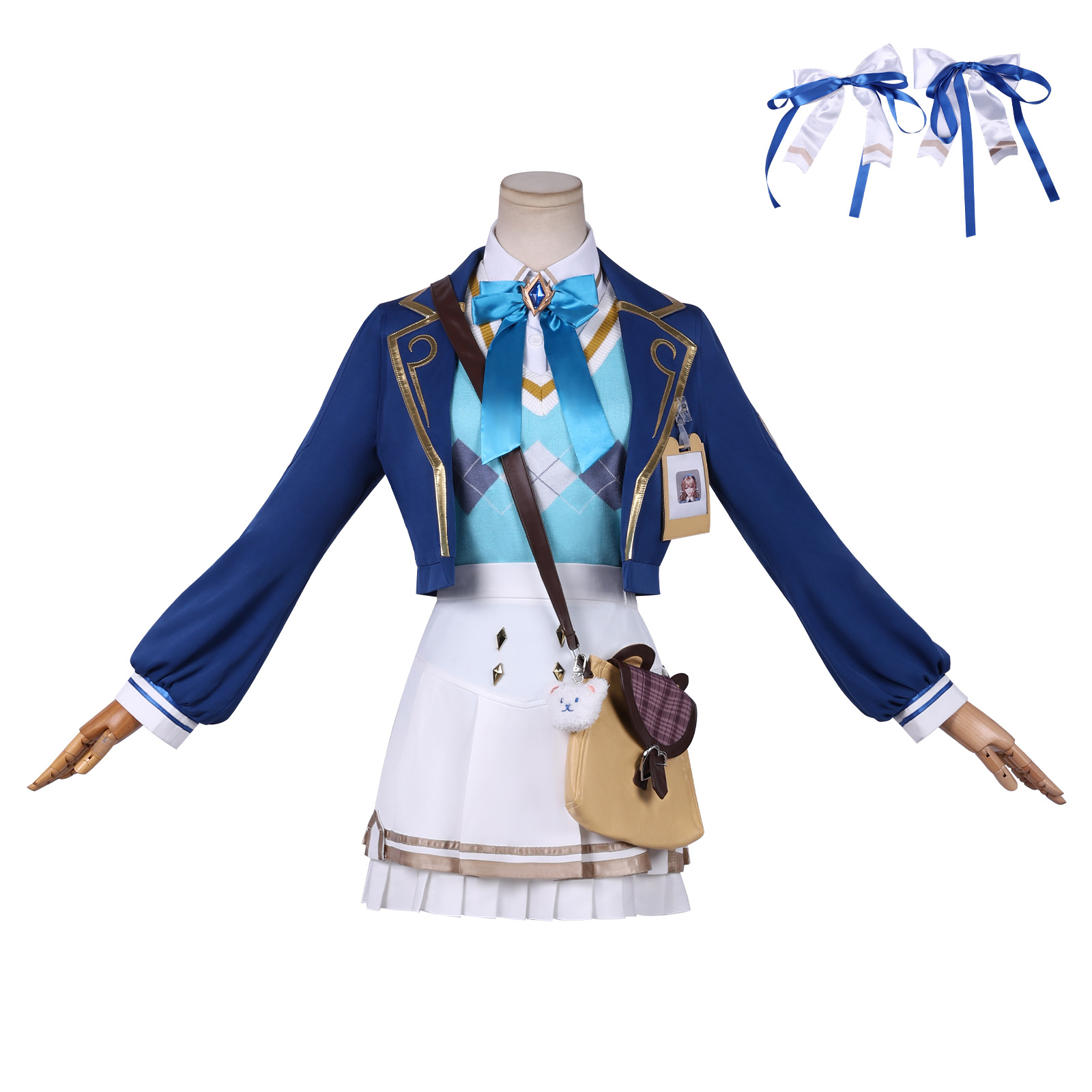 Yi Meng Honor of Kings Daqiao Breeze Like Poetry Cosplay Daqiao Cosplay Two-Dimensional Game Anime Role-Playing Cosplay
