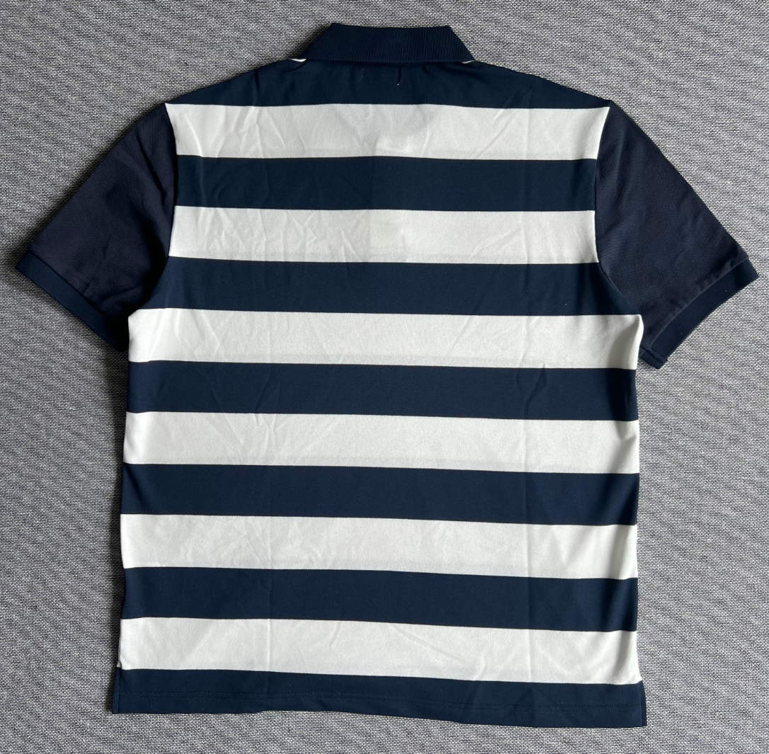 YL 蓝白条纹 logo 短袖 Fotografie QC de pe WEIDIAN pe Qualit.ly