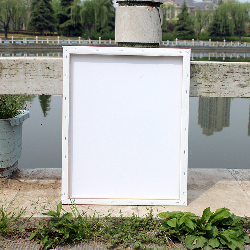 Supply canvas oil painting frame pure cotton white oil canvas frame specifications multi oil painting frame watercolor frame 3050 hand painted oil painting frame