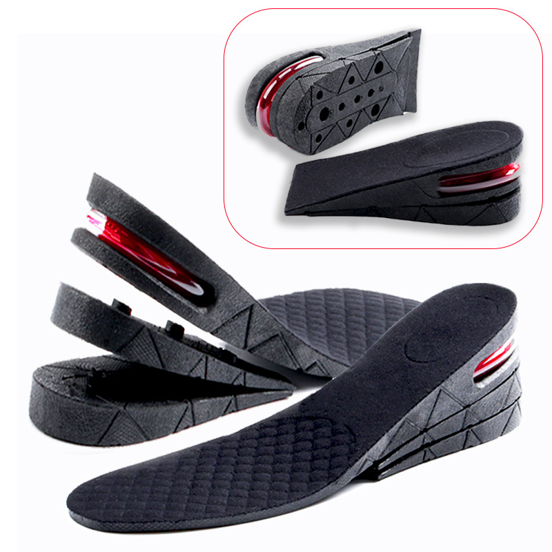 Manufacturer's Heightening Sports Insoles for Men and Women, Invisible Breathable Air Cushions 3cm 5cm, Fully Cushioned Half-Cushion Inner Heightening Insoles
