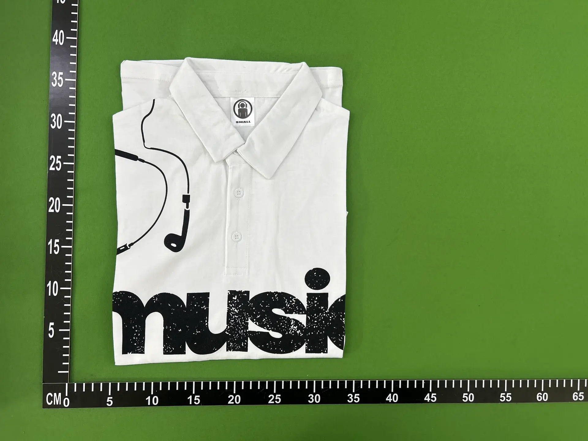 Opium Bonnyonline Music Heals Me Slim Lapel Polo Shirt Short-Sleeved T-Shirt Tee Yvl