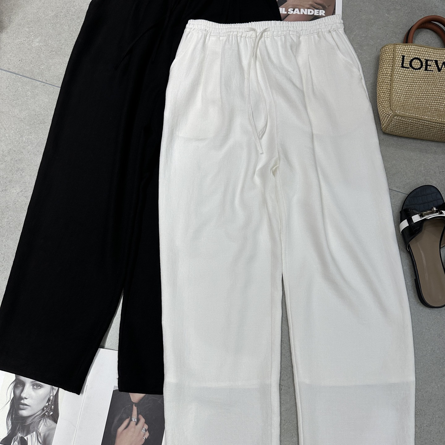 Nanyou 2026 Spring/Summer Light Luxury Old Money Minimalist Style Casual Pants Slimming Comfortable Breathable Versatile Casual Sweatpants Women's Pants