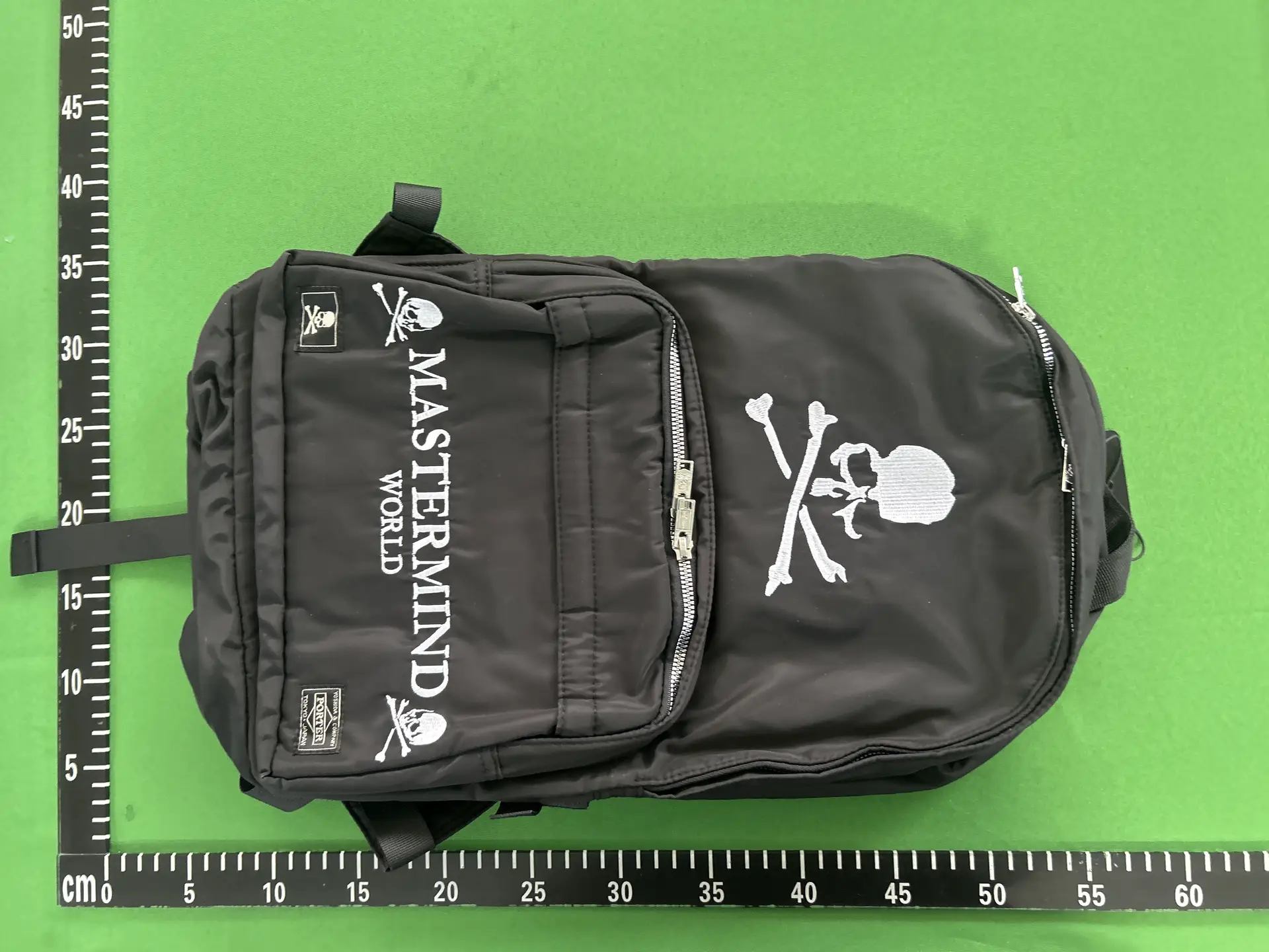 Mastermind World Skull Embroidered Backpack