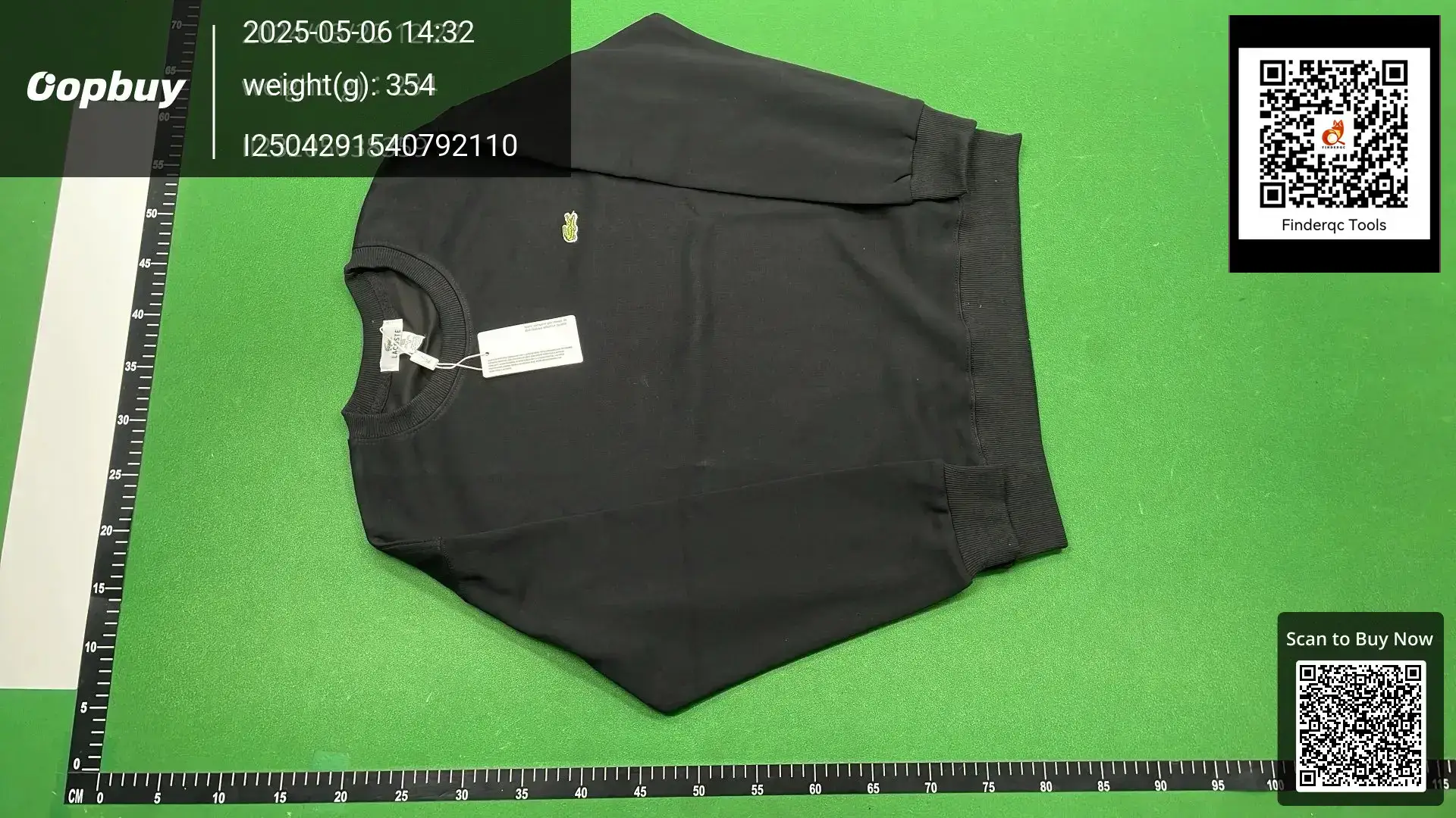 Lacoste Crewneck Sweatshirt Black