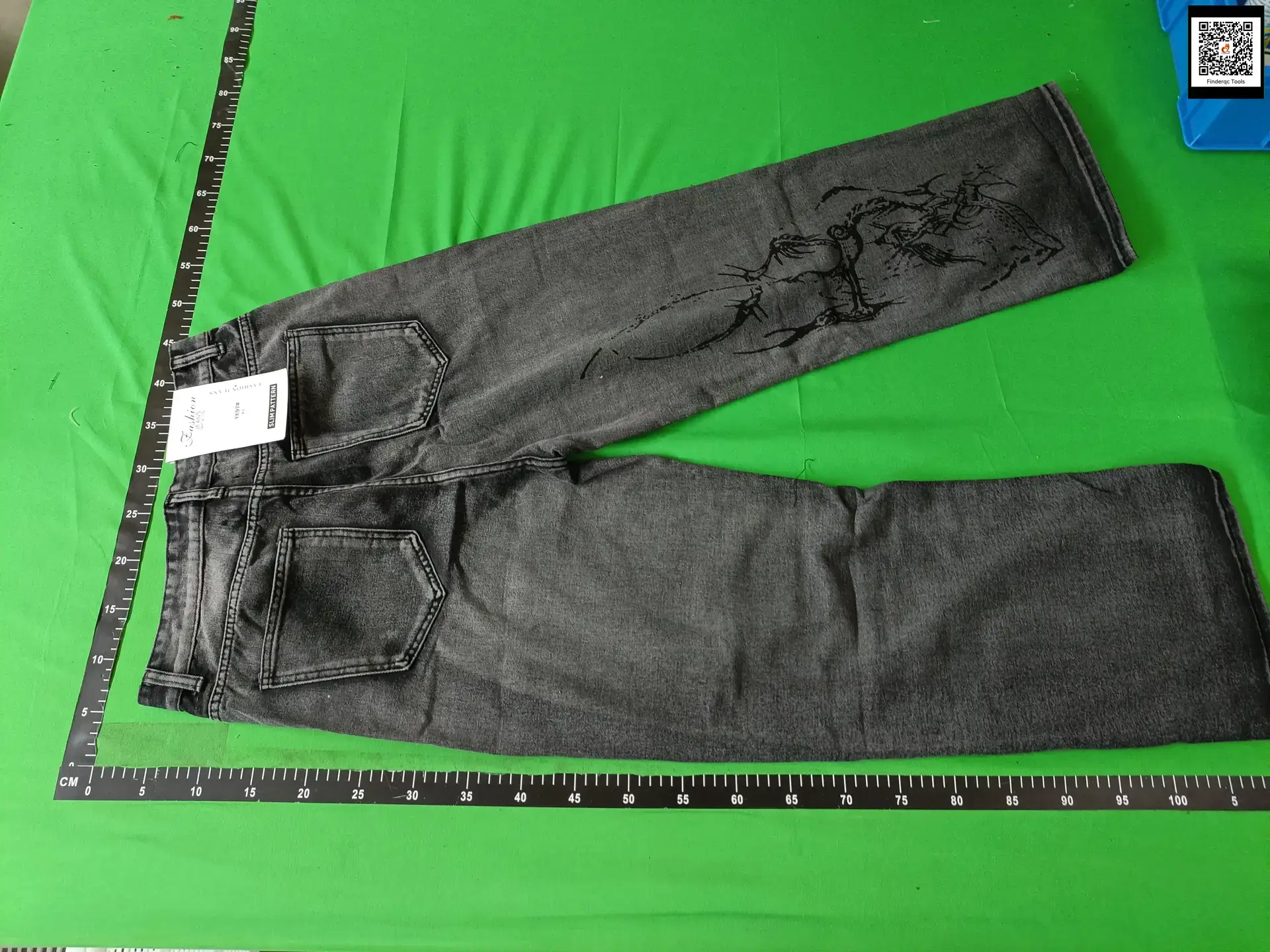 American Retro Old Washed Hip-hop Loose Wide-leg Jeans Trendy Cool Cross-border Factory Direct Jeans