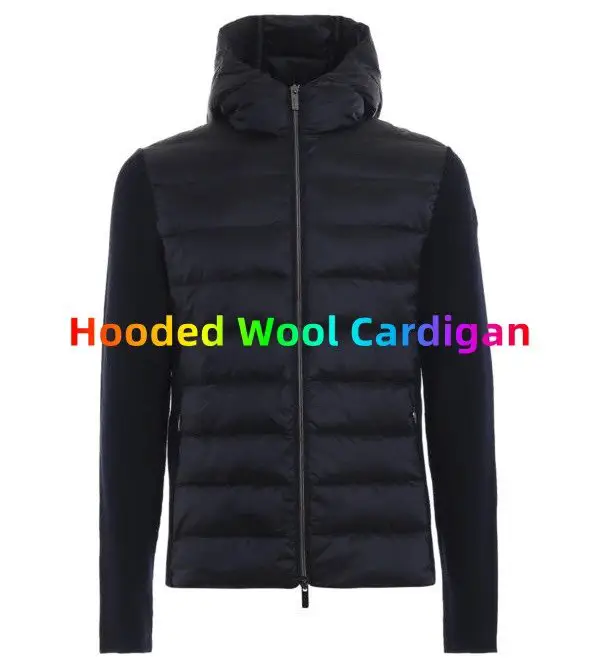 Hooded Wool Cardigan