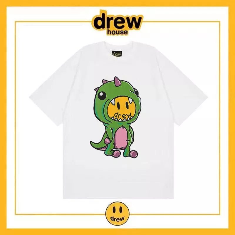 Heavyweight, high quality! House Niche Trendy Brand Justin Bieber Short-sleeved T-shirt for Men and Women Couple Cotton Loose Half-sleeved Bottoming