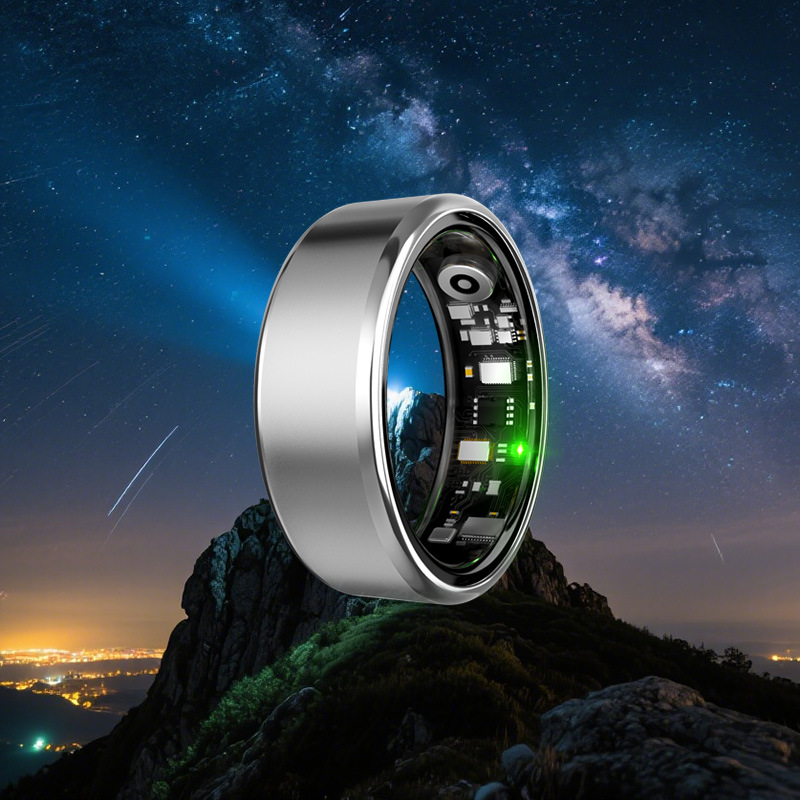 Cross-Border R100 Smart Ring Heart Rate Sleep Monitoring Step Counting Multi-Sport Mode Shake to Take Photo Smart Ring