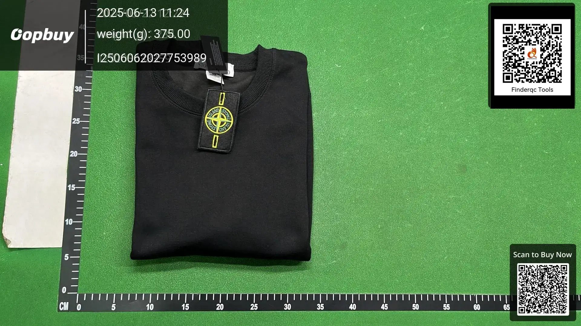 Cross Border STONE ISLAND Stone Sweat Island Classic Solid Color Armband Crewneck Top Men's and Women's Long Sleeve Trendy