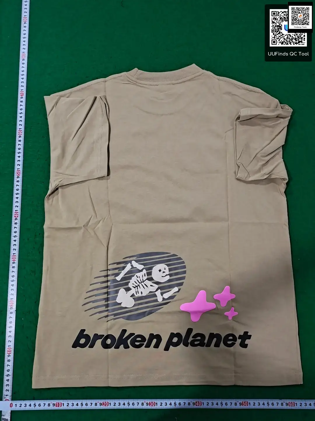 Broken Planet Skeleton Print T-Shirt