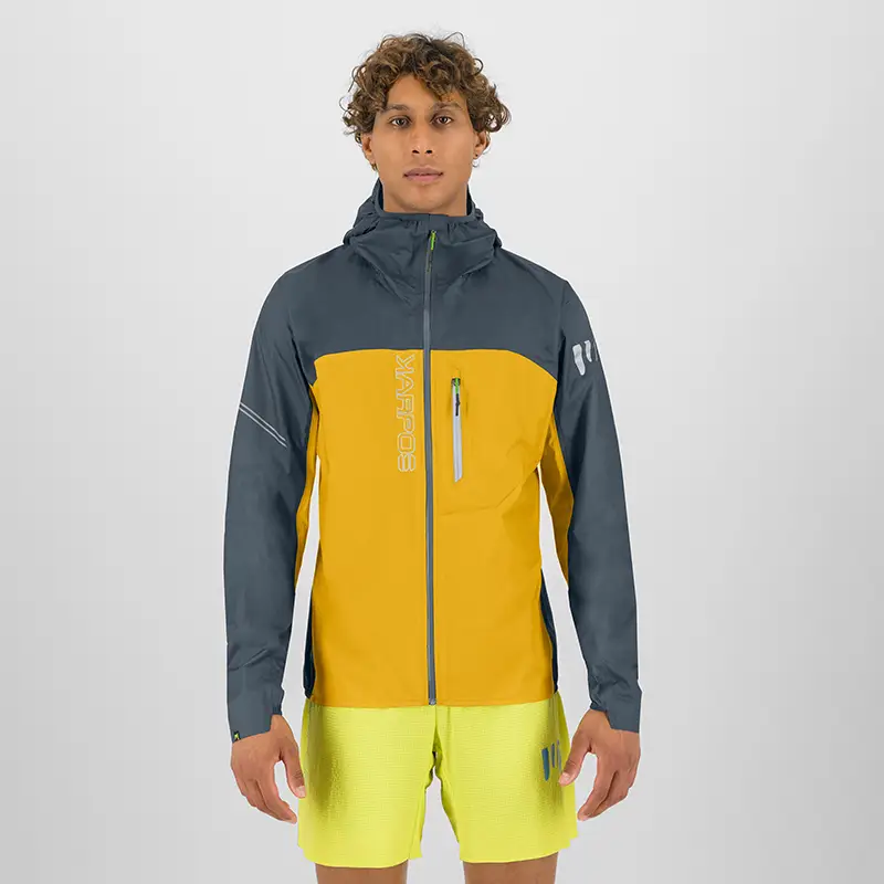 Karpos Waterproof Breathable Soft Shell Jacket Men's Spring & Fall Outdoor Cross-Country Running Hiking Rock Climbing Sports jacket Outwear