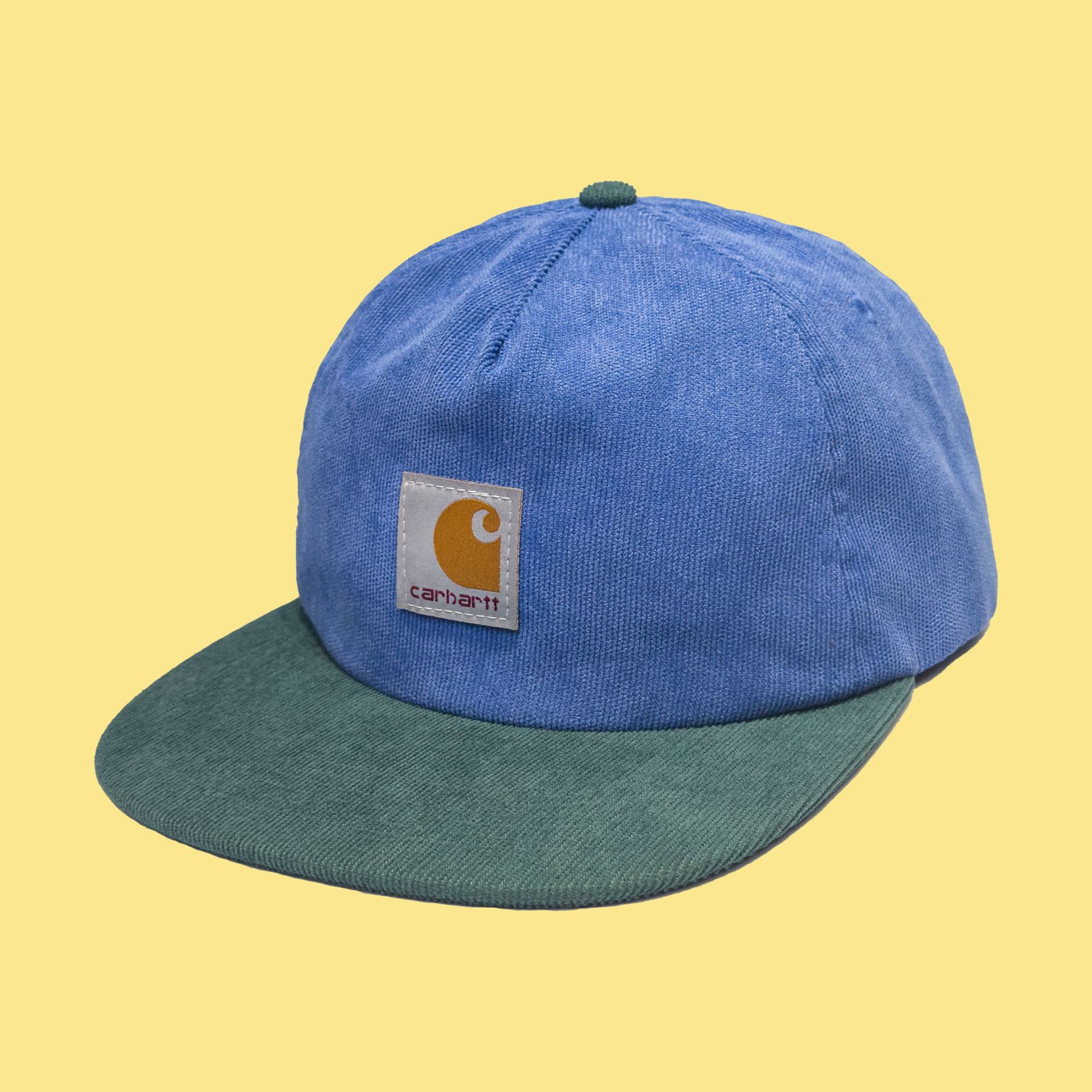 New color matching corduroy flat edge multicolor baseball cap for men and women American style retro soft top hip-hop cap trendy style photo QC de 1688 sur Qualit.ly