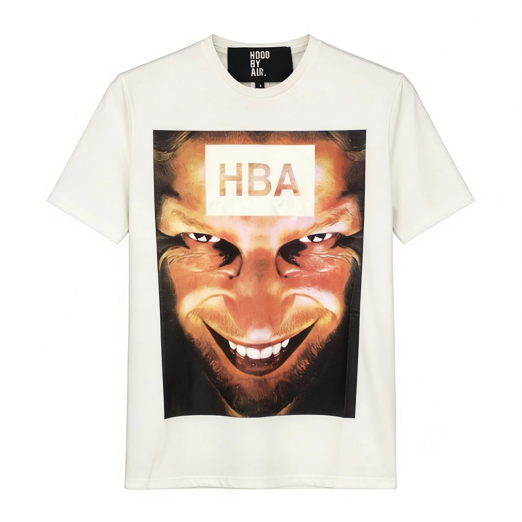(Rare) Hba Aphex Twin Portrait Print Short-Sleeve T-Shirt Tee