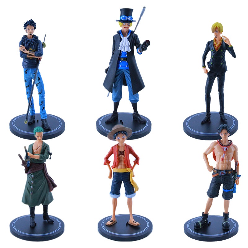2th generation 6 Real-life pirate hand-made bag 7-inch Luffy ace Sabo Shanzhi Doctor Luo saolong decoration doll