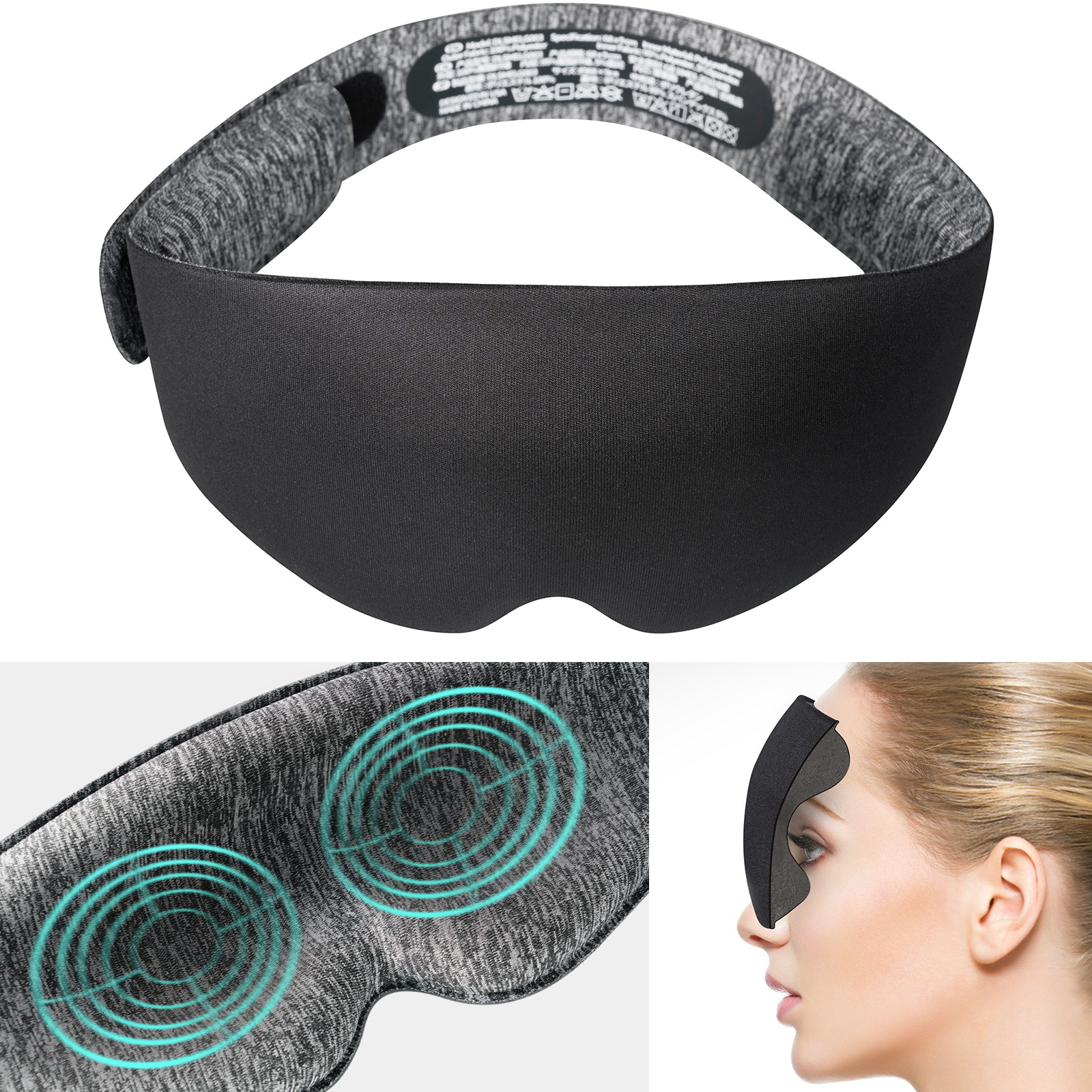 Three-Dimensional Shading Eye Mask for Sleep, Three-Dimensional Breathable Eye Mask for Students with Eye Fatigue, Men and Women Sleeping Eye Mask