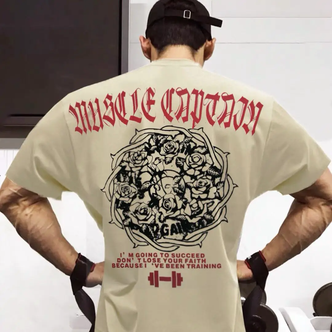 Autismss Treasure House West Coast American Retro Hiphop Tattoo Short-Sleeved T-Shirt Subculture Top