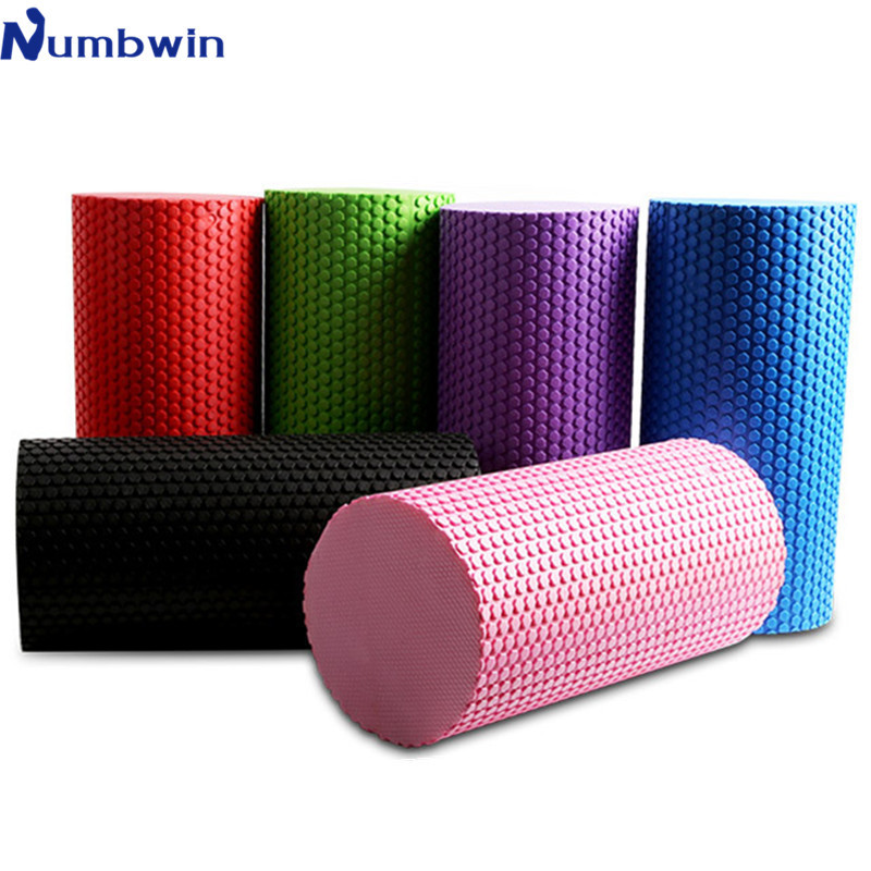 Numbwin30Cm Floating Point Yoga Column Roller Foam Roller Foam Shaft Pilates Stick Forehead Eva Yoga