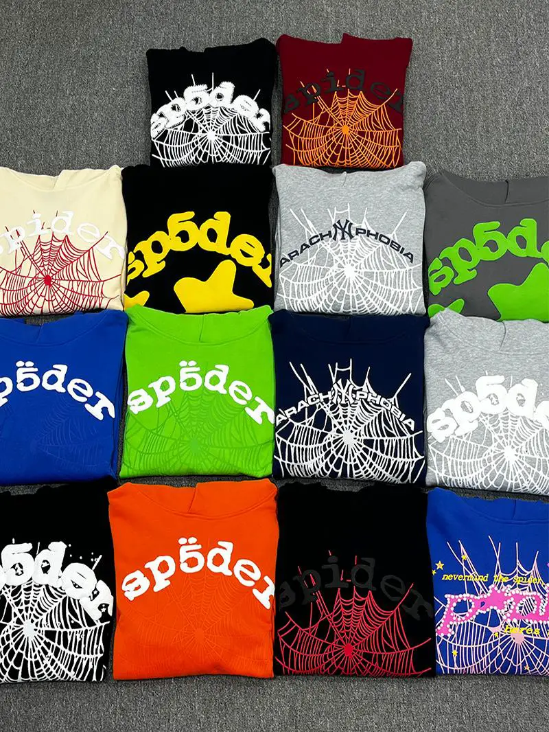 Sp5der 555555 Hoodie American Young Thug Same Style Hoodie Hoodie Men's and Women's Trendy