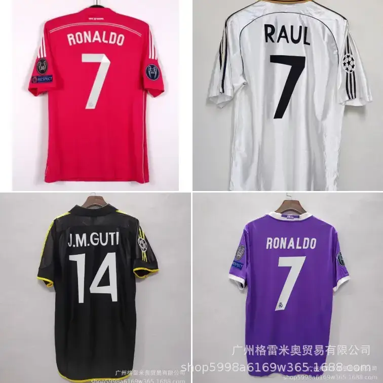Real Madrid Ronaldo 7 Purple Football Jersey