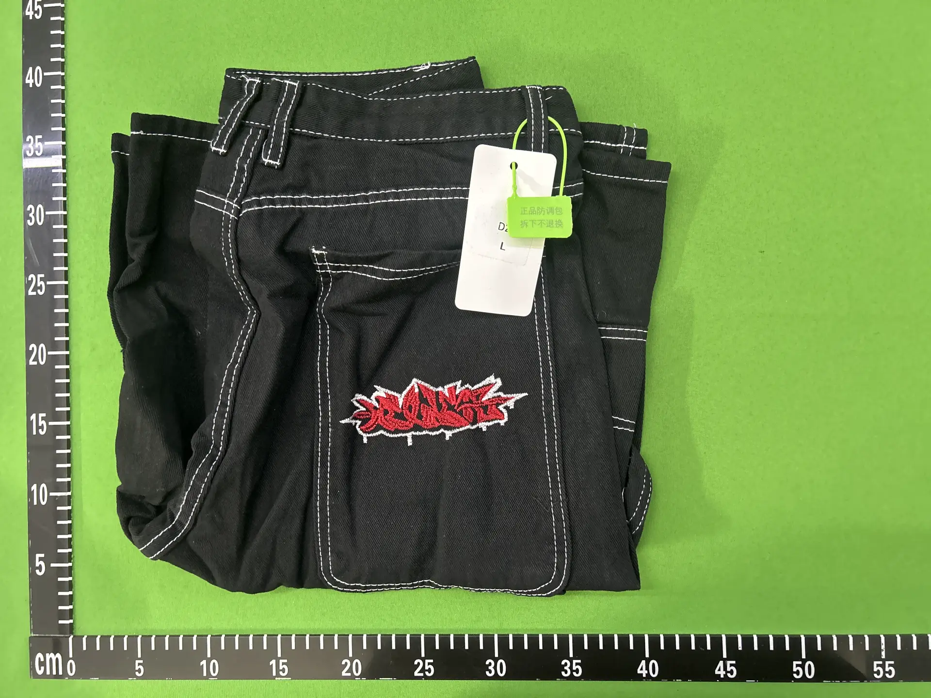 Y2K Summer Denim Shorts Harajuku Hip-Hop Letters Embroidered Retro Loose Gothic Denim Shorts for Men