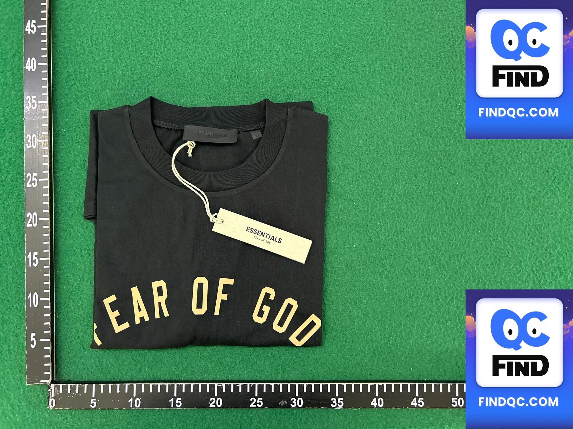 Fog New Essentials Zone 24Fw Back to Campus Trendy Brand Te Round Neck Straight Short-Sleeved T-Shirt for Men and Women QC