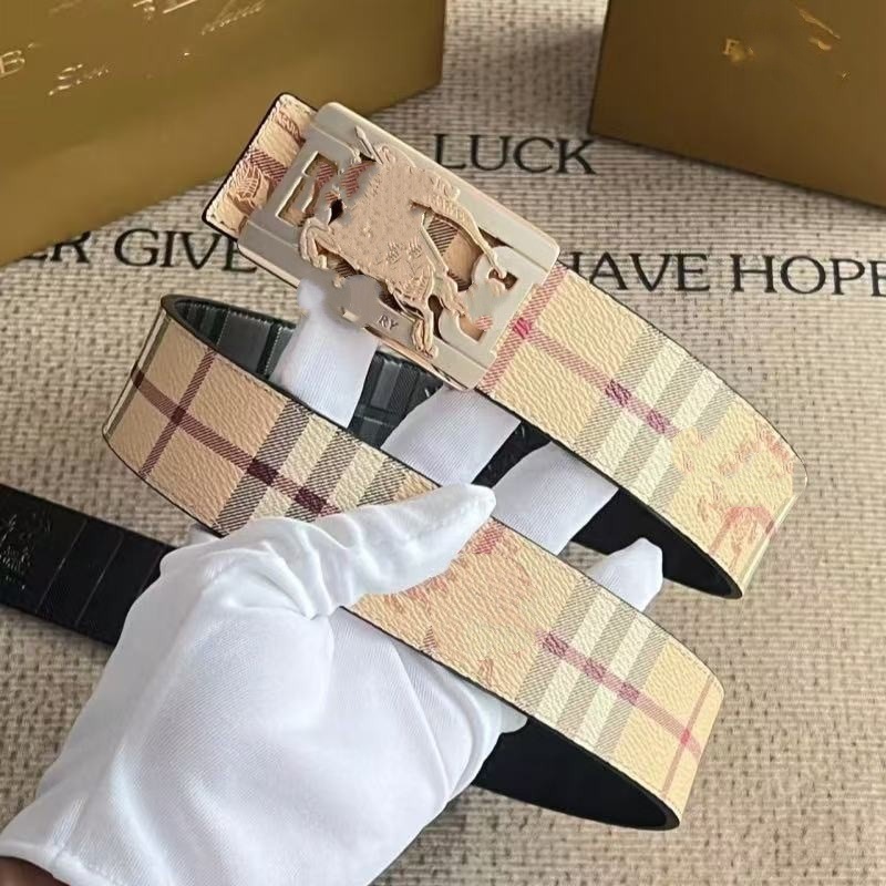 Cross-Border New Foreign Trade Men's Belt Personalized Inner Wear Two-Layer Cowhide Belt Business Tb Casual Versatile Trouser Belt Factory