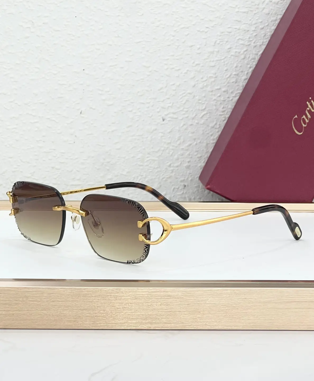 【18K gold plated】 CT0924S SIZE: 56-18-142 | Amy: +852 97075632 or Mina: +852 70959088,WA