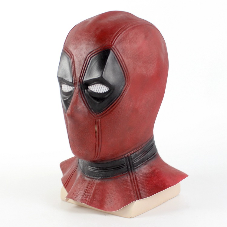 Deadpool mask Deadpool Marvel villain headgear electric film and television peripheral mask Halloween props Deadpool headgear