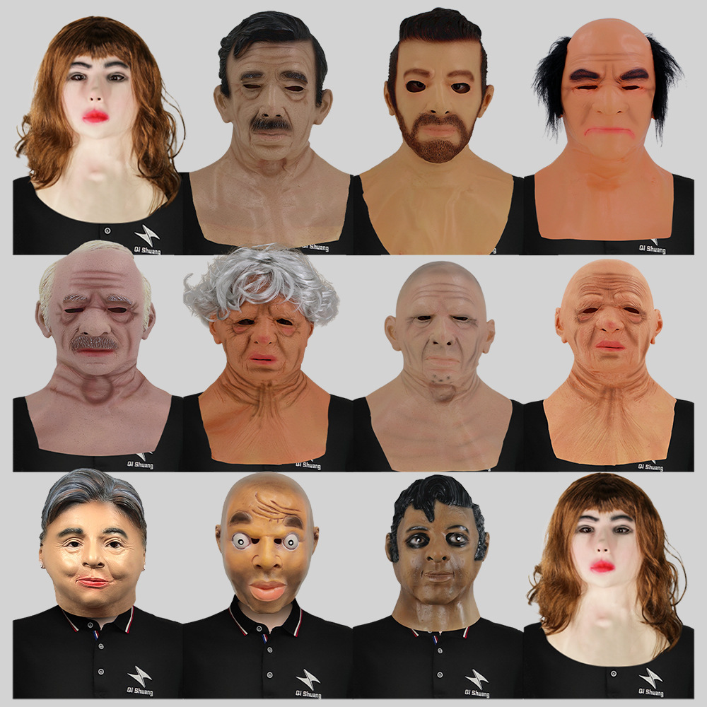 Cosplay Character Headgear Series Masquerade Cross-Border Live Broadcast Masks Halloween Holiday Party Prank Props