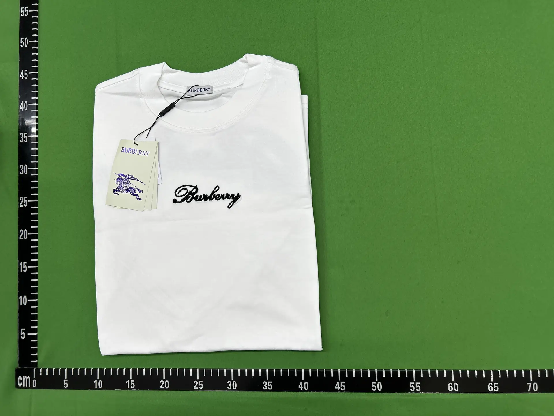 Burberry White Short Sleeve T-Shirt