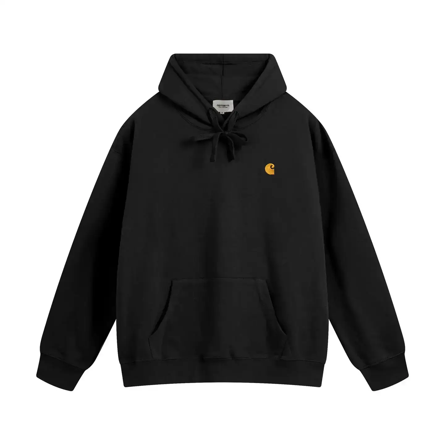 Carhartt Black Embroidered Logo Hoodie