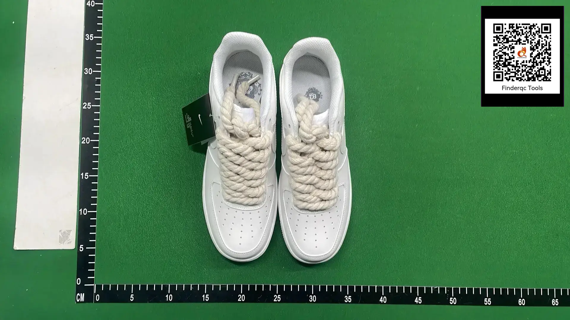 Cross-Border Exclusive Supply of Small Batch Ding-Made Air Force Retro Thick Hemp Rope Retro White Shoes Classic Af1 Men's and Women's Shoes