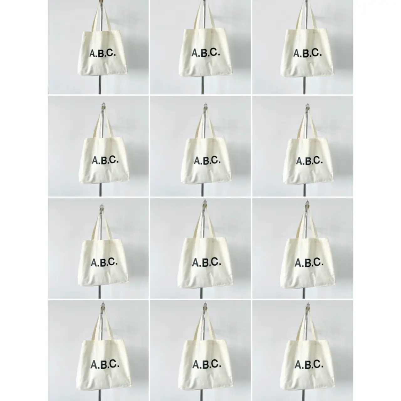 A. B .C. by Warren Hailong Men's and Women's Canvas Commuter Leisure Vacation Daily Outing Tote Tote Bag