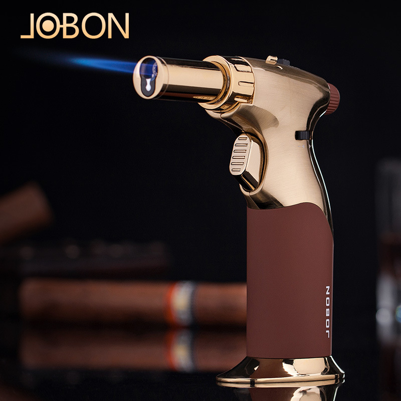 Zhongbang 529A Direct Lighter Baking Sugar Art Spray Gun Creative Double Flame Dual-purpose Windproof Cigar Lighter