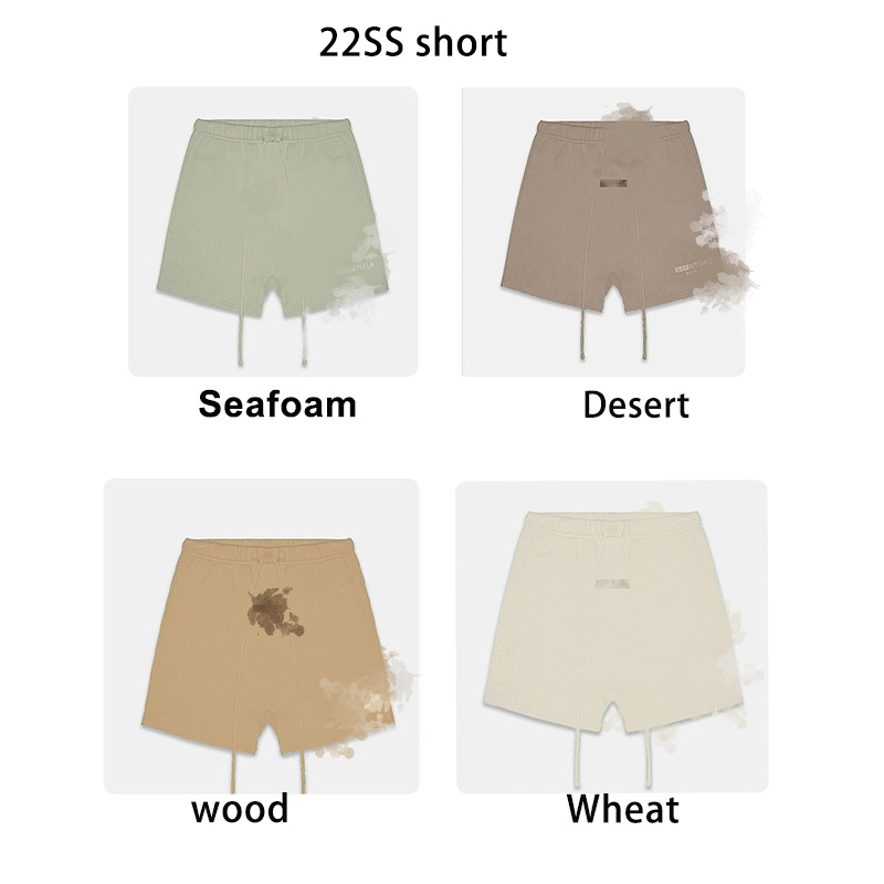 22SS Shorts (white logo) 22 shorts white flocking