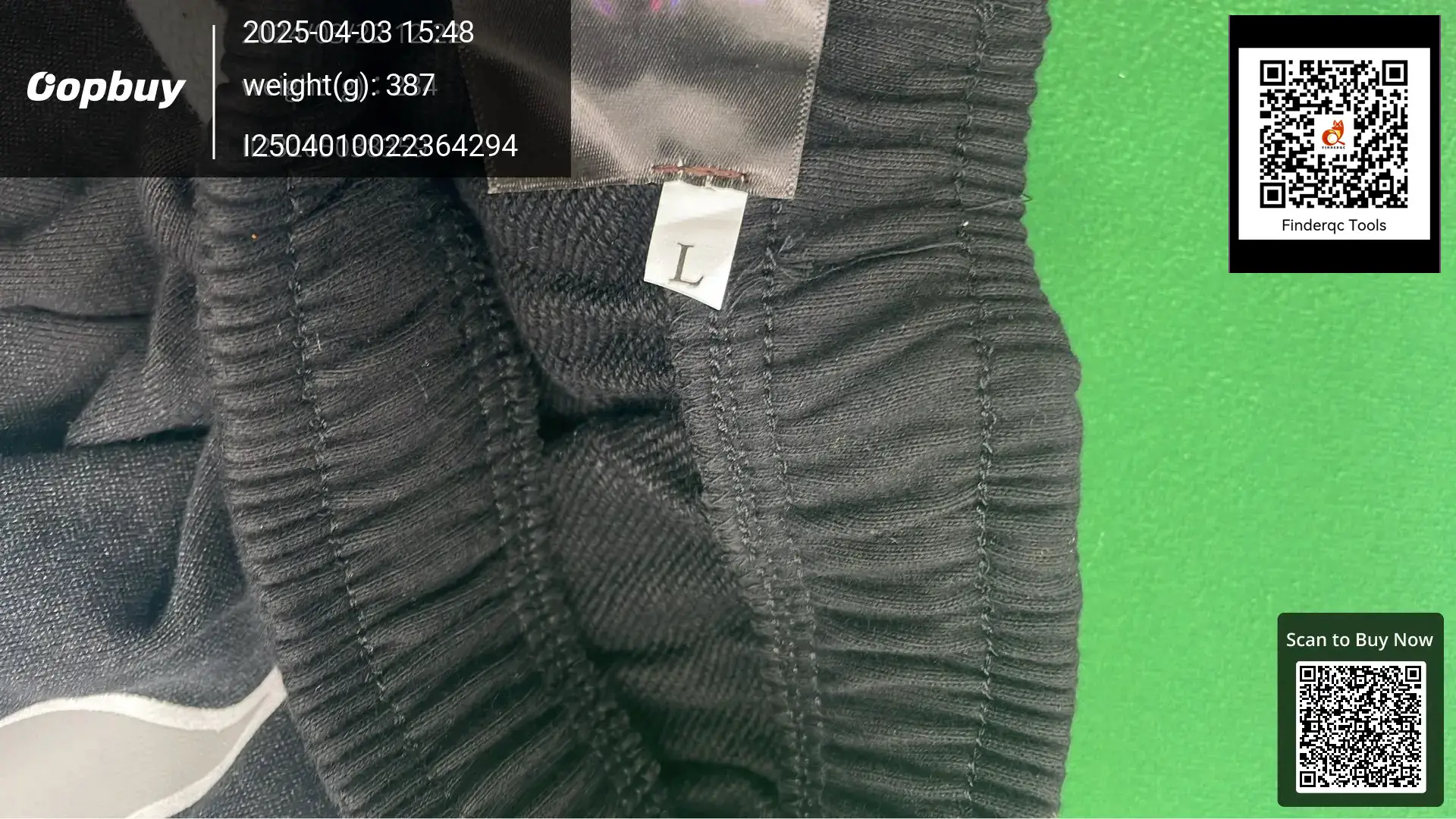 Black sweatpants size L