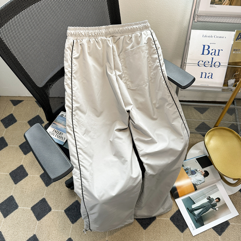 RNVETNG Black Track Pants