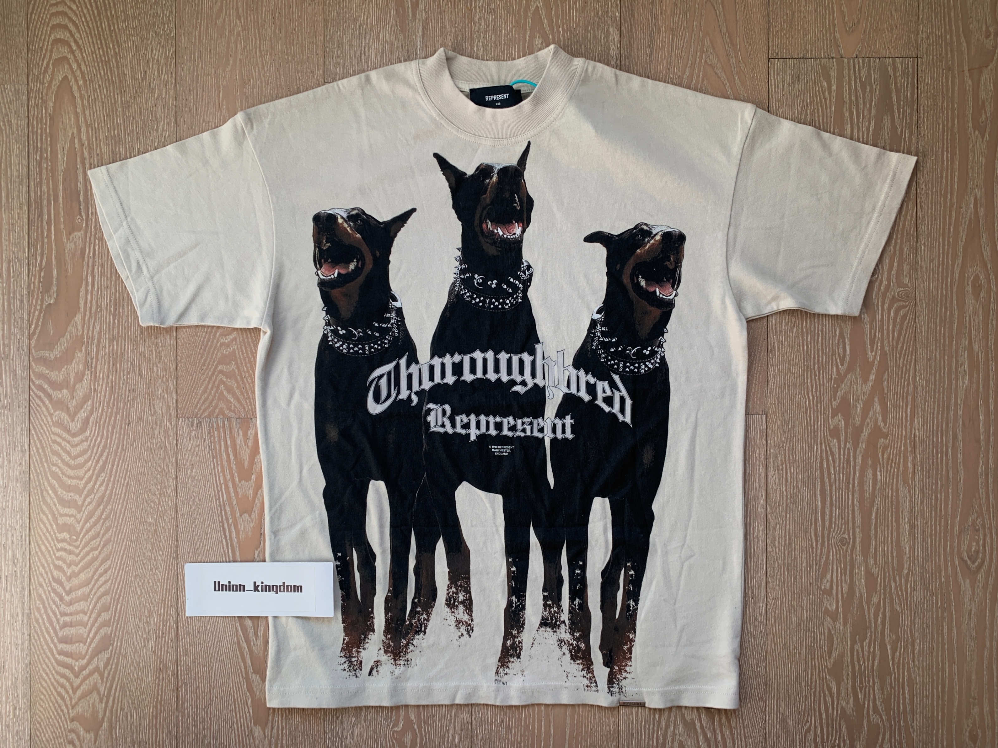Represent Cherub Print T-Shirt Black