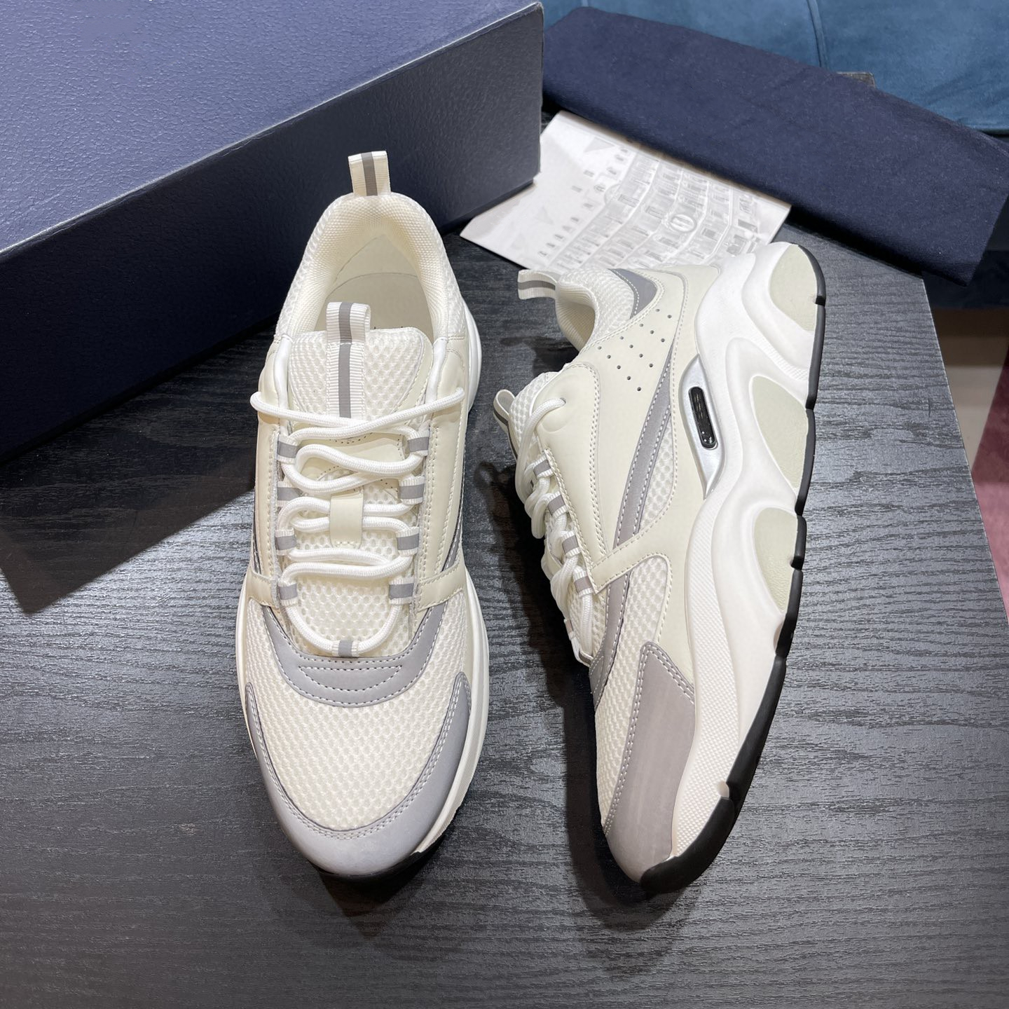 Dior B23 Sneakers White Grey