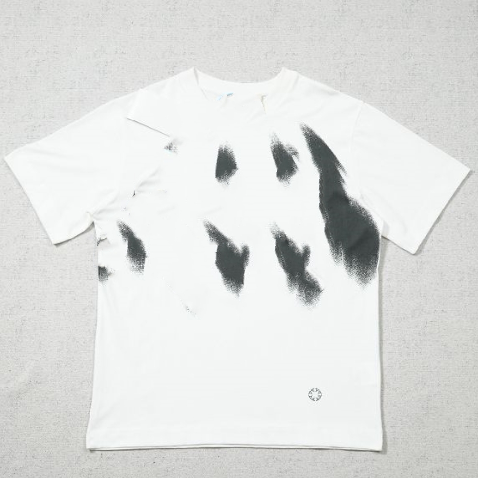 1017 ALYX 9SM White Spray Paint Logo T-Shirt