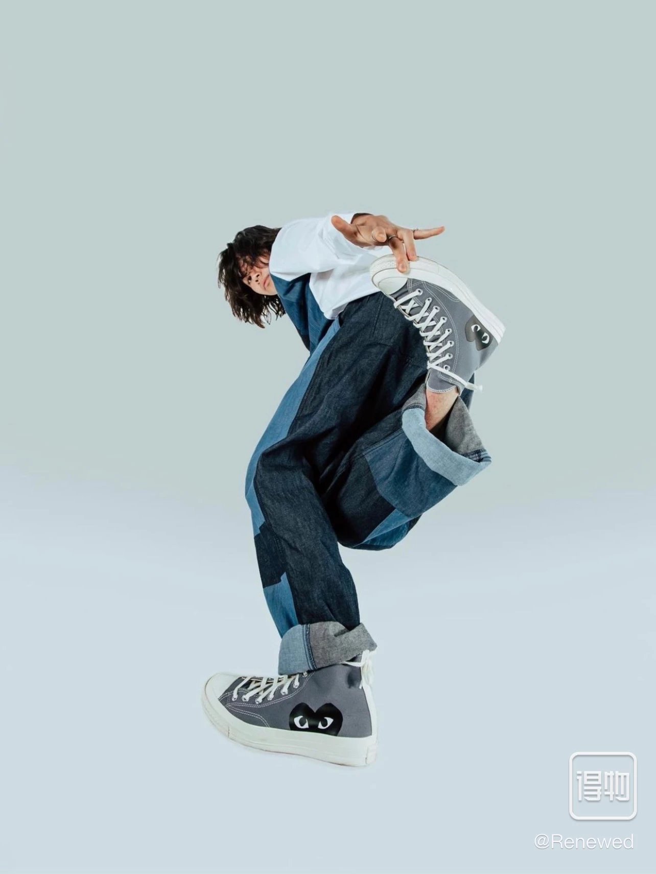 Converse Comme des Garçons Play Sneakers Grey