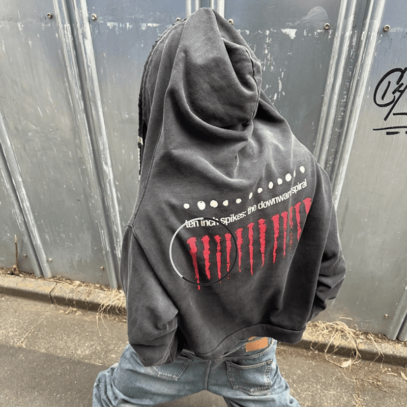 PROJECT G/R Nine Inch Nails Downward Spiral Hoodie