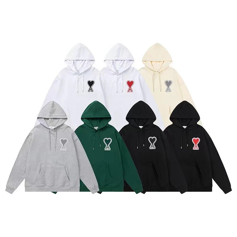 Ami Alexandre Mattiussi Heart Logo Hoodie