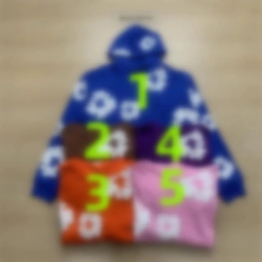 Denim Tears Blue Floral Hoodie