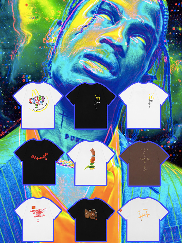 Cactus Jack McDonald's Collaboration T-Shirt Black