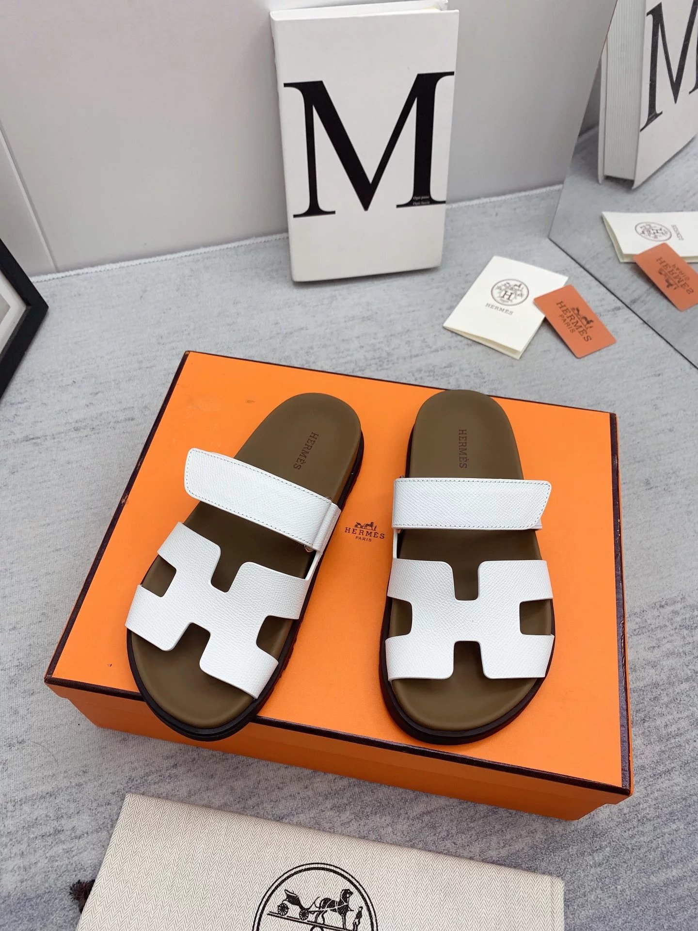 Hermes Izmir Sandal Tan