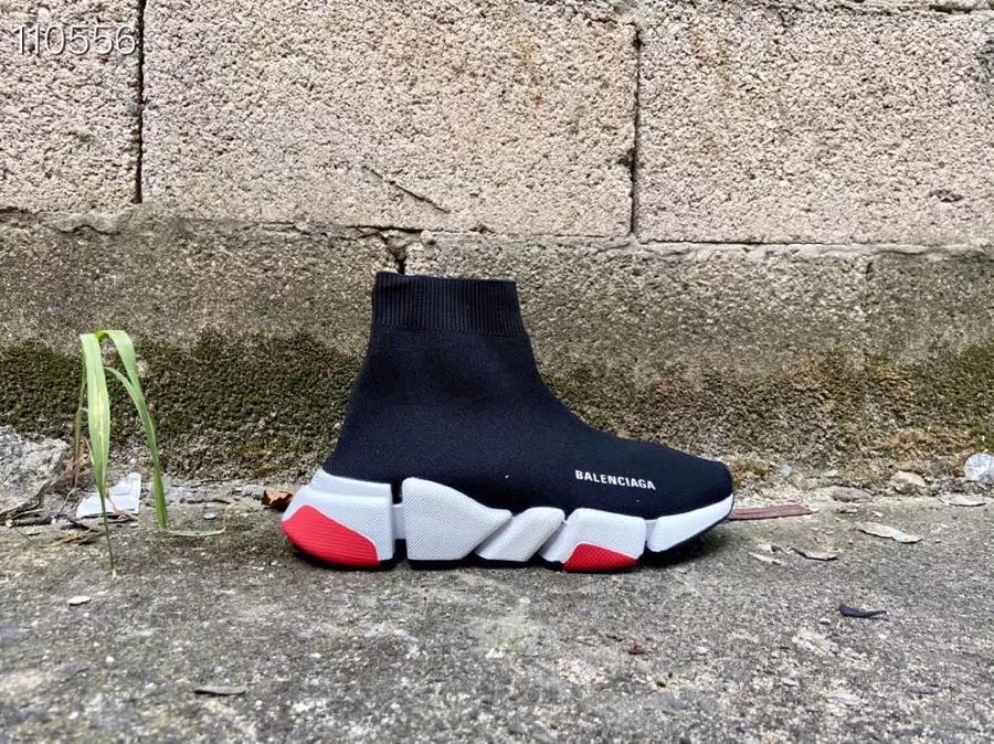 Balenciaga Speed Trainer Sneakers Black White
